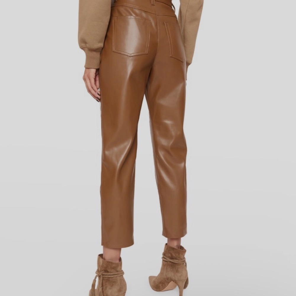 Rebecca Minkoff Tan Leather Pants